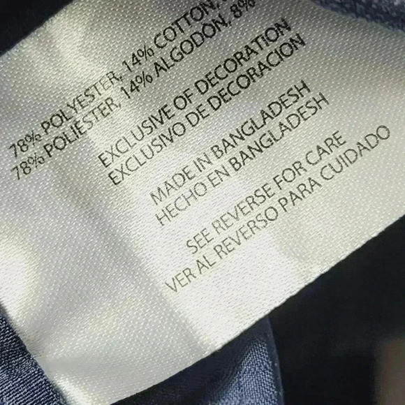 Banana Republic Men's Shorts Size 38x9 Navy Blue - Picture 4 of 6